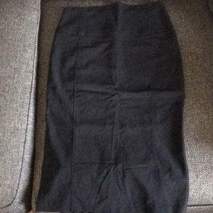 Black Express pencil skirt